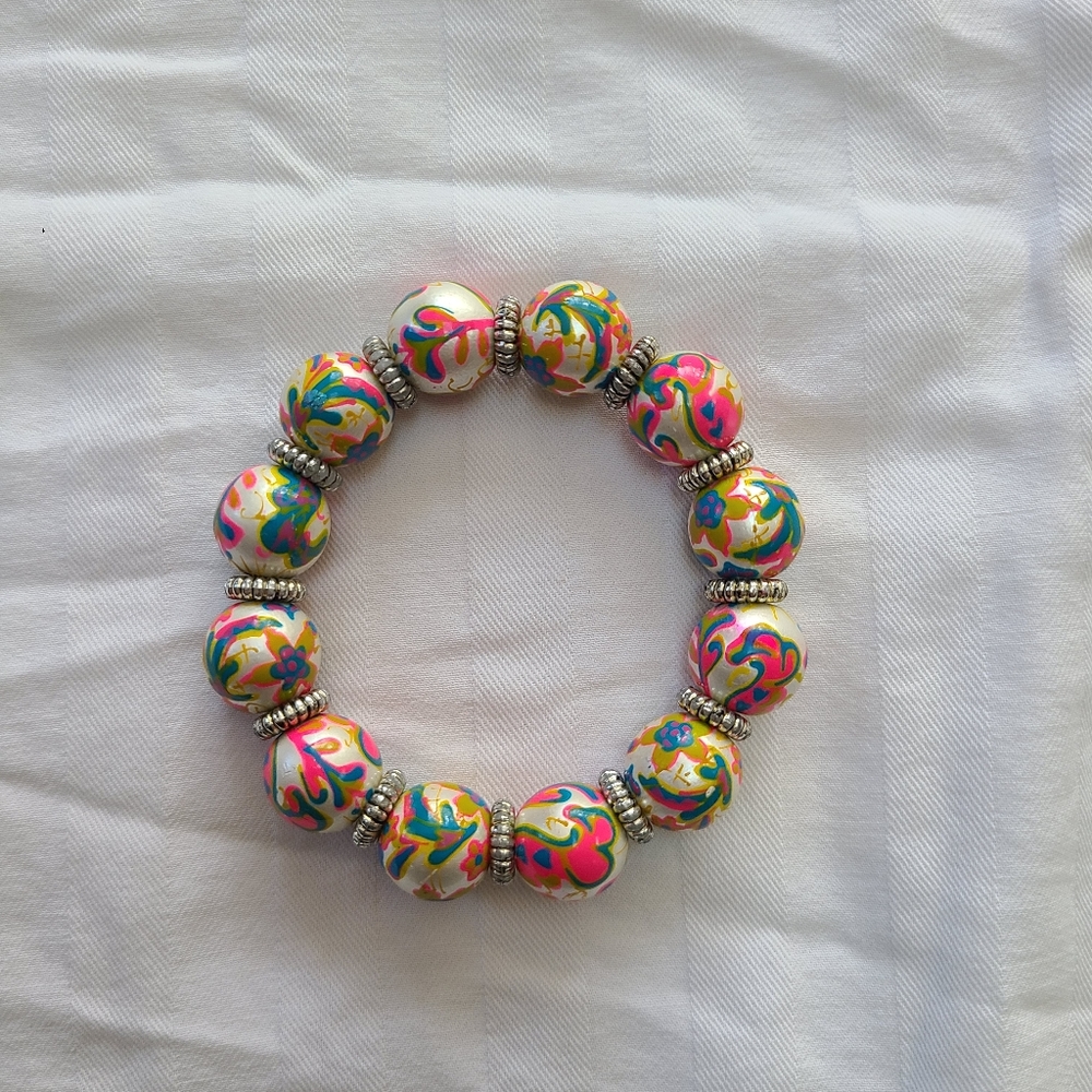 Angela Moore Handpainted Bracelet